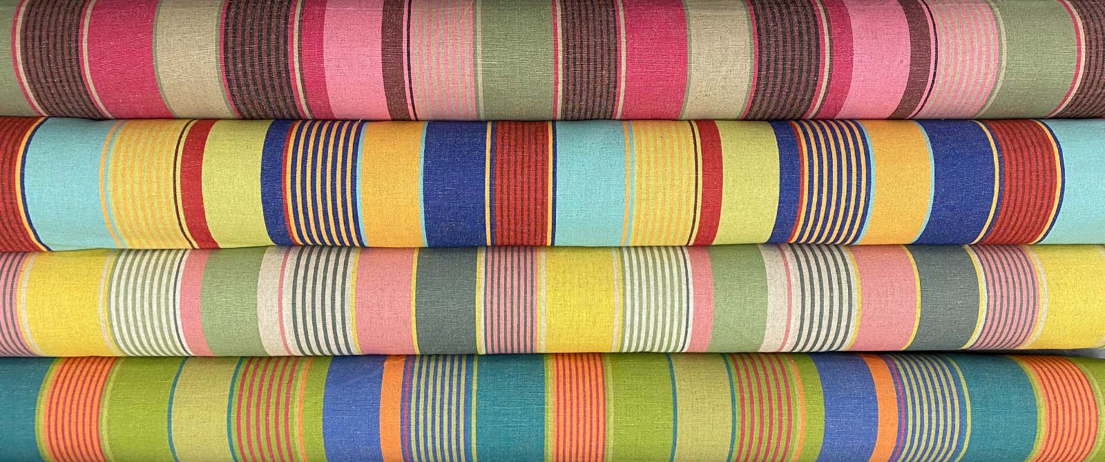 Linen Striped Fabrics