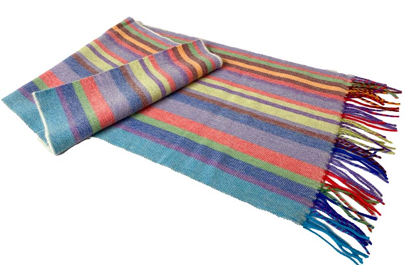 Striped Merino Wool Scarves