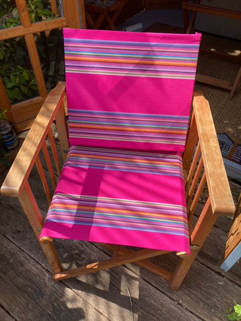 pink replacement habitat directors chair covers