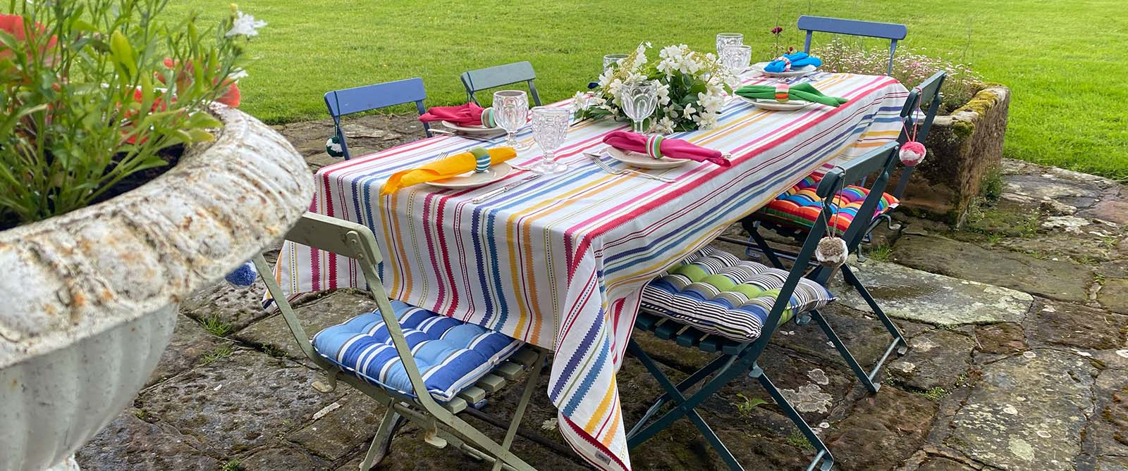 Cotton Napkins in Bright Colours