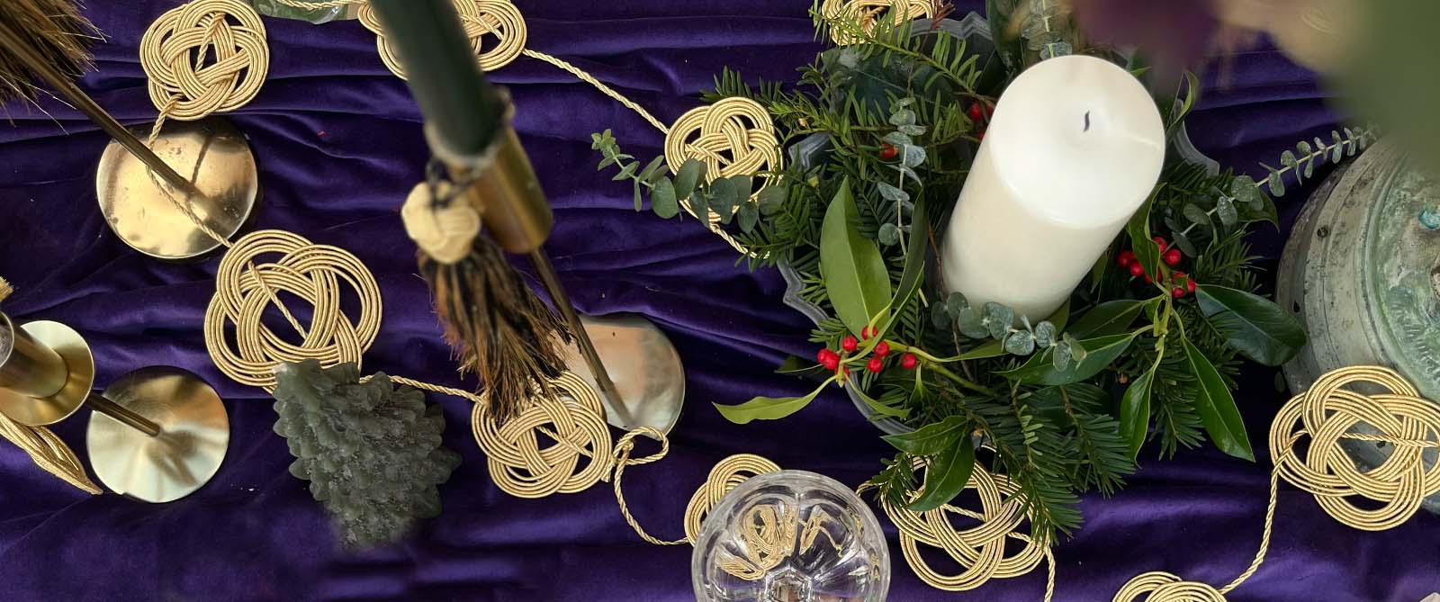 Gold Love Knot Garlands