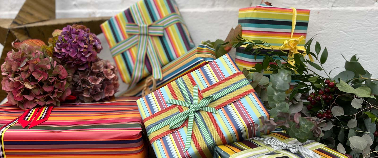 Striped Gift Wrap - Stripe Wrapping Paper
