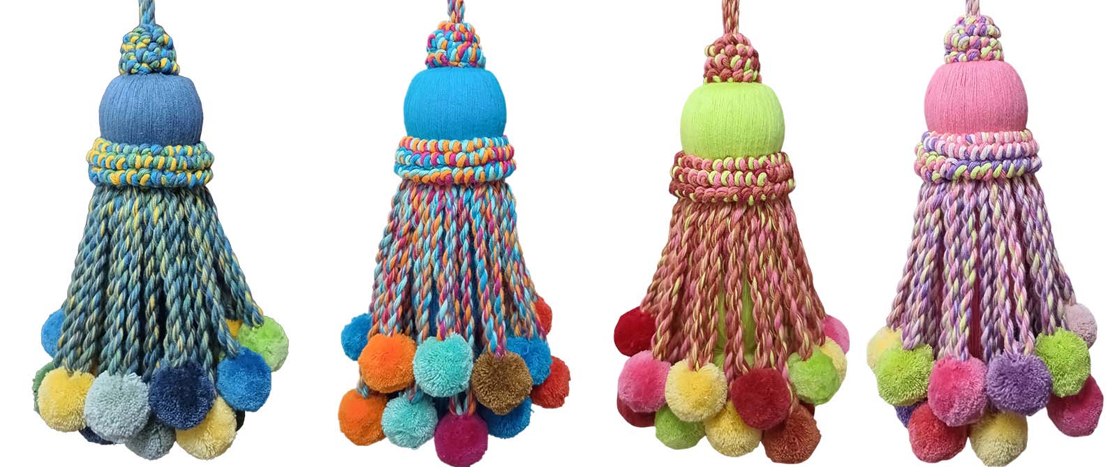 Jumbo Pom Pom Tassels