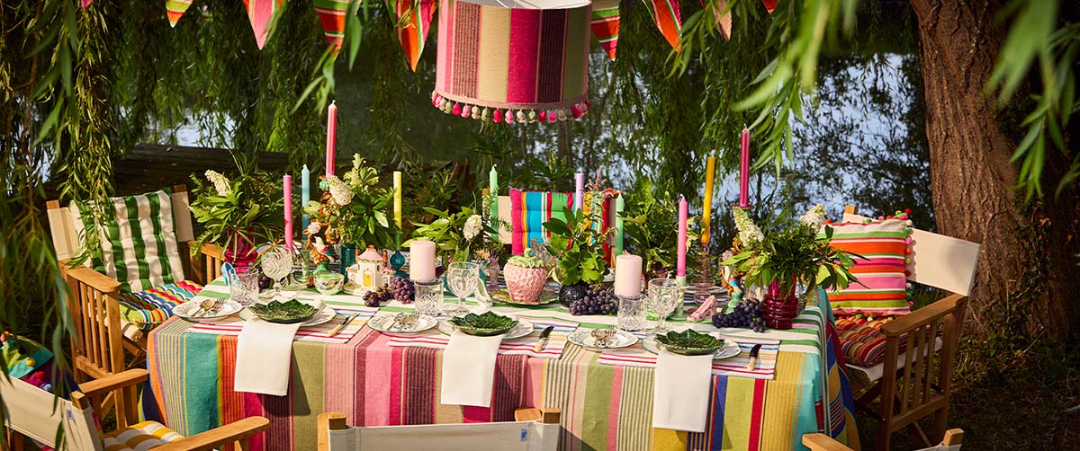 Striped Linen Tablecloths