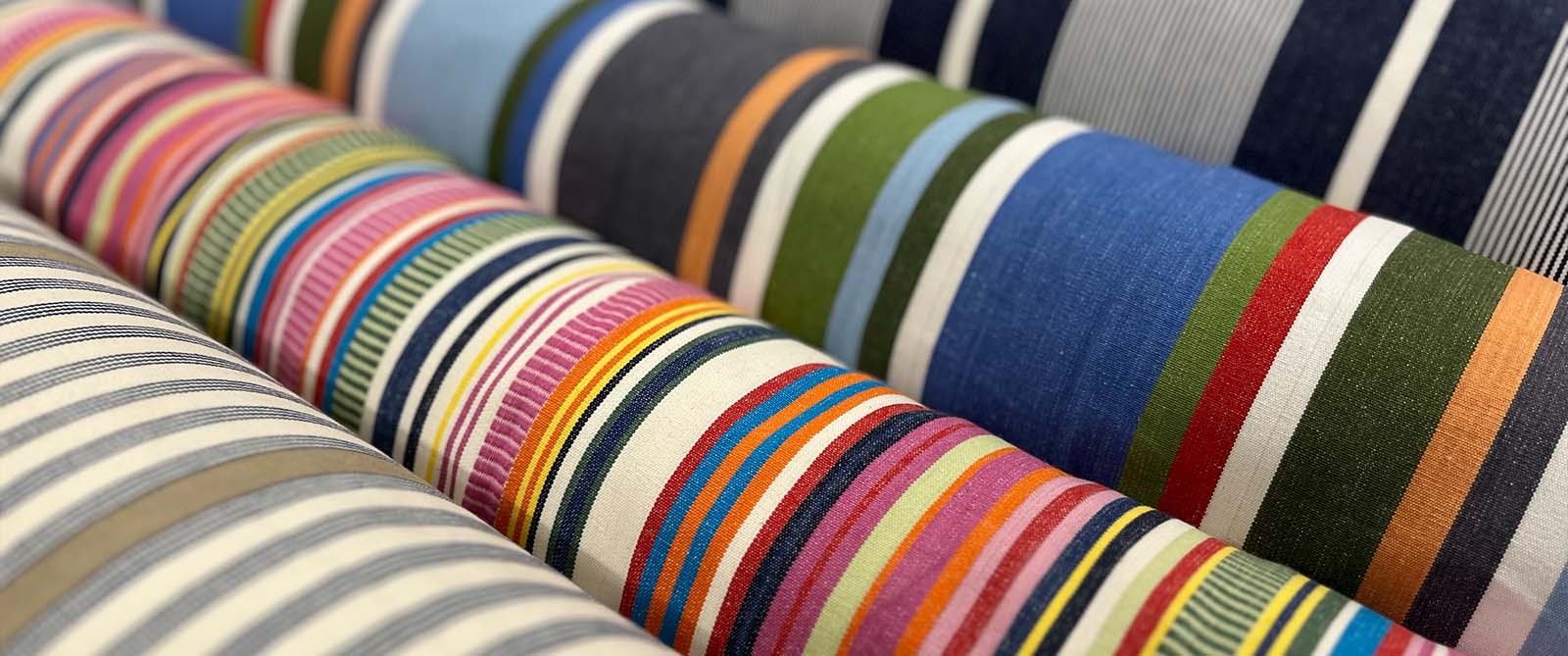 Striped Fabrics | Stripe Cotton Fabrics | Striped Curtain Fabrics | Upholstery Fabrics 