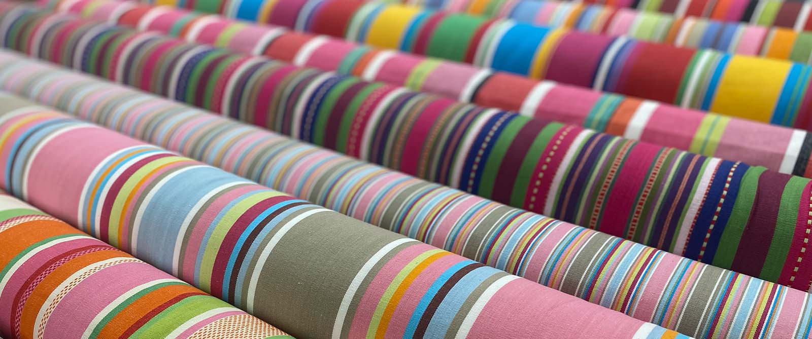 Striped Fabrics | Stripe Cotton Fabrics | Striped Curtain Fabrics | Upholstery Fabrics 