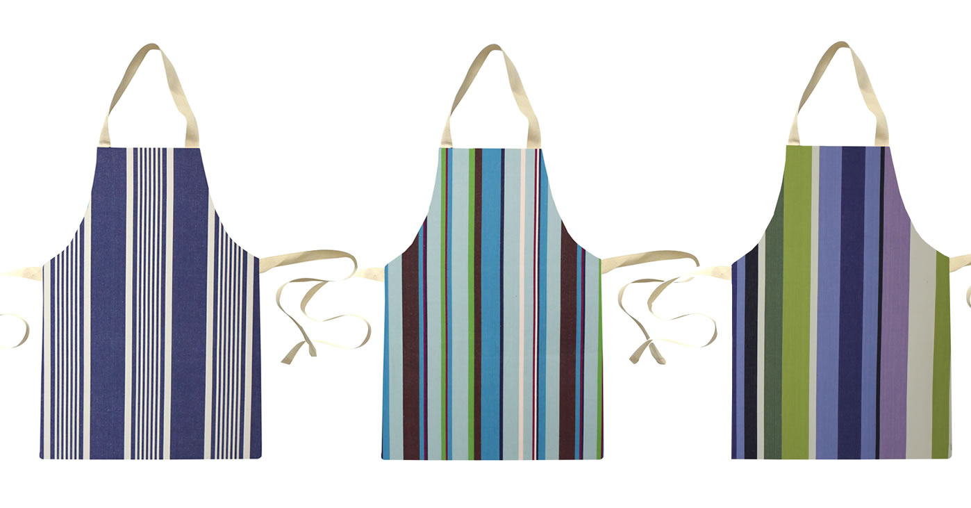 Water Resistant Aprons for Toddlers | Small Childs Striped Aprons
