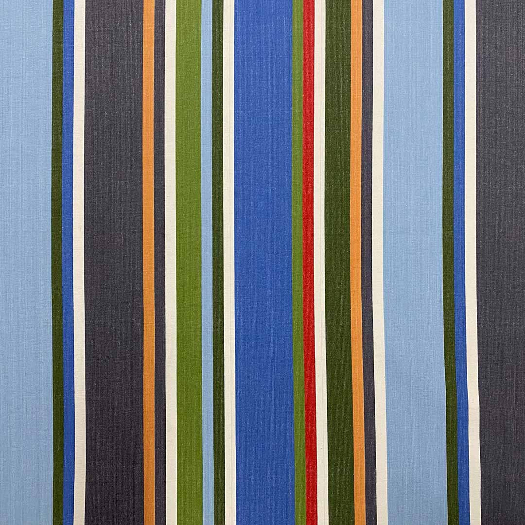 stripe fabric blues grey