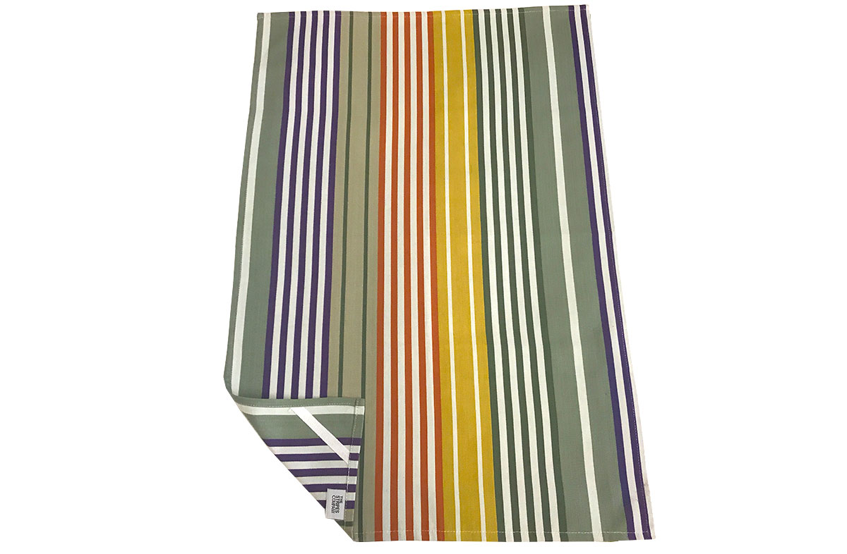 Tea Towels - Sage Green Stripe 