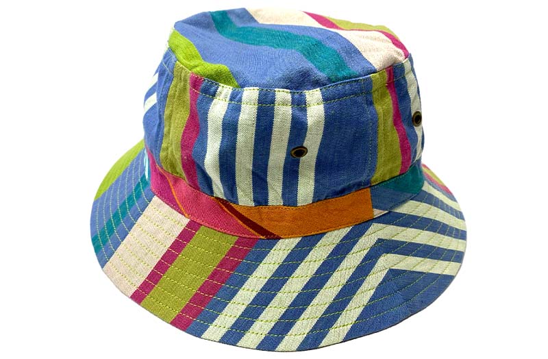Colourful Stripe Cotton Bucket Hats - Stripe Sun Hat