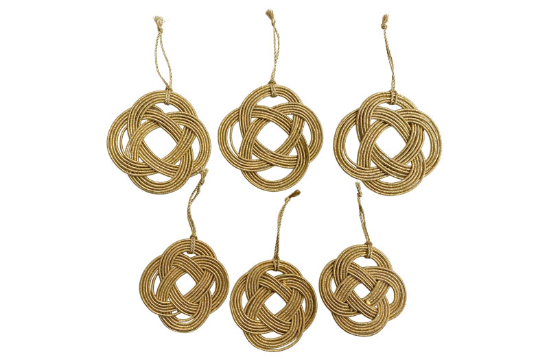 Gold Christmas Love Knots