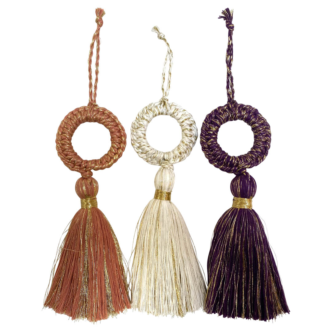 christmas hanging tassels