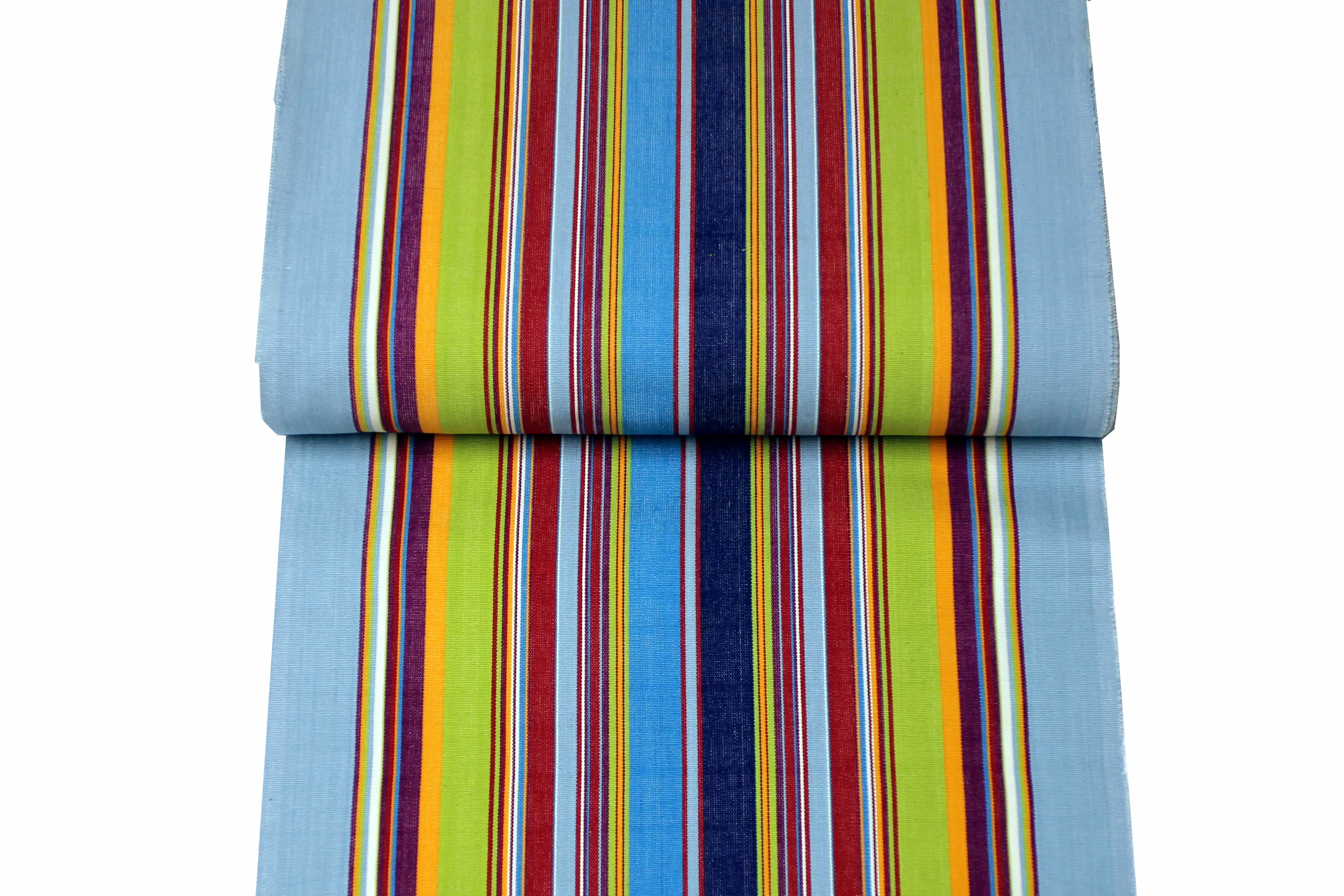 Pale Blue Deckchair Canvas | Deckchair Fabrics | Striped Deck Chair Fabrics Flamenco Stripes
