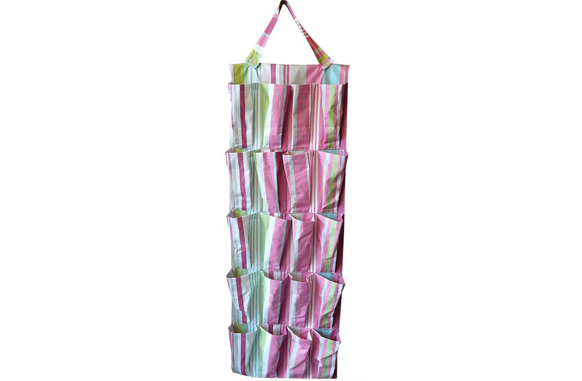 Pink Hanging Pocket Organisers | For Bathrooms Water Repellent