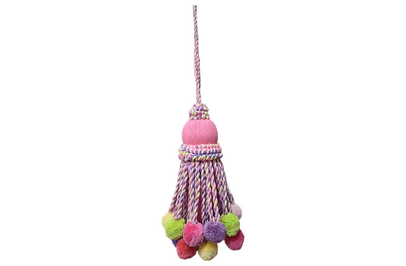 big pink tassel