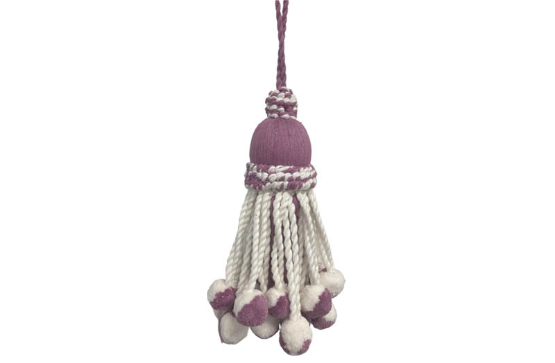 Lavender Jumbo Pom Pom Tassels