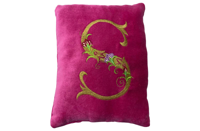Little Pink Velvet Personalised Cushions