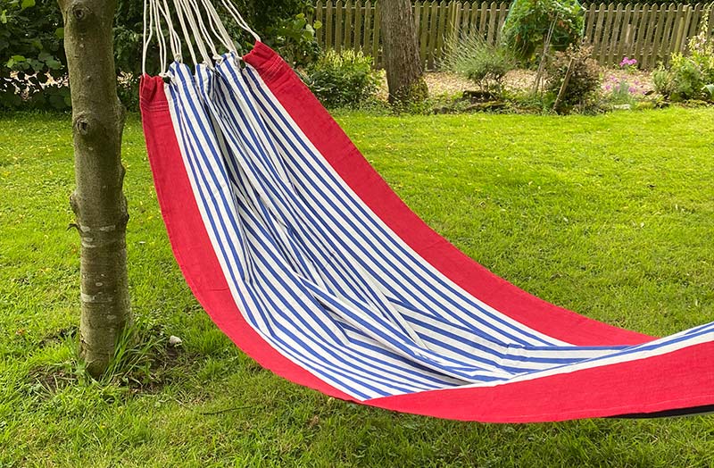 Red, Blue, White Stripe Hammocks | Garden Hammocks 