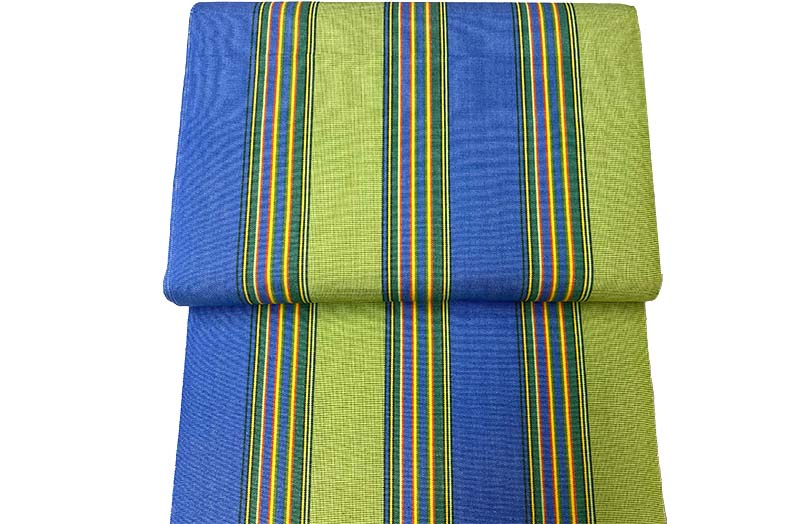 Sky Blue, Lime Green Stripe Directors Chair Covers | Replacement Director Chair Covers