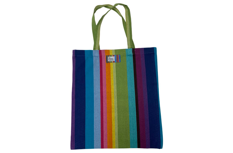 Bright Rainbow Stripe Tote Bags