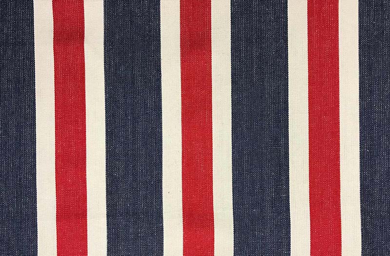 Blue, red, white- Striped Cotton Aprons