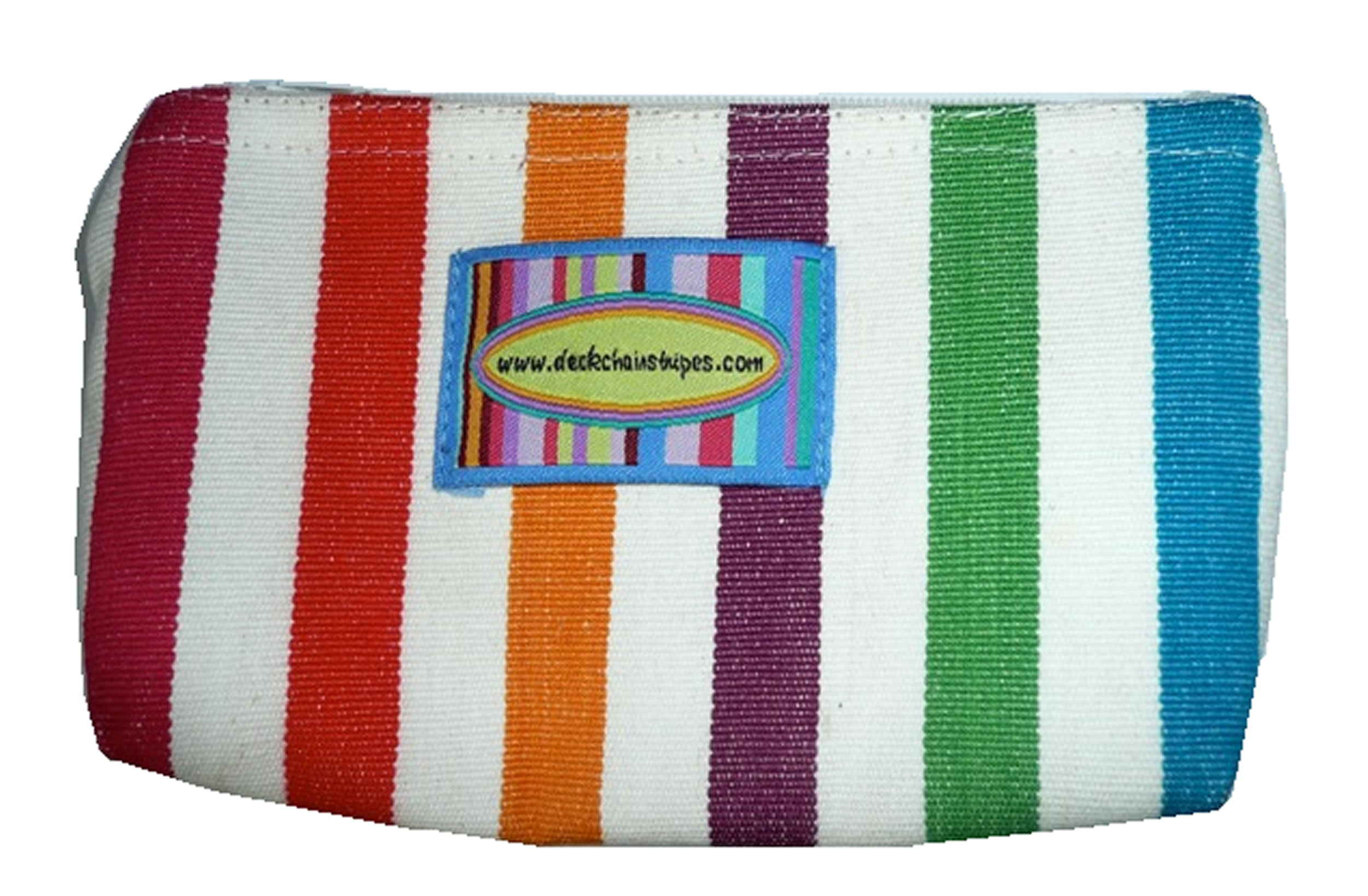 Striped purse with zip - Bungee stripe