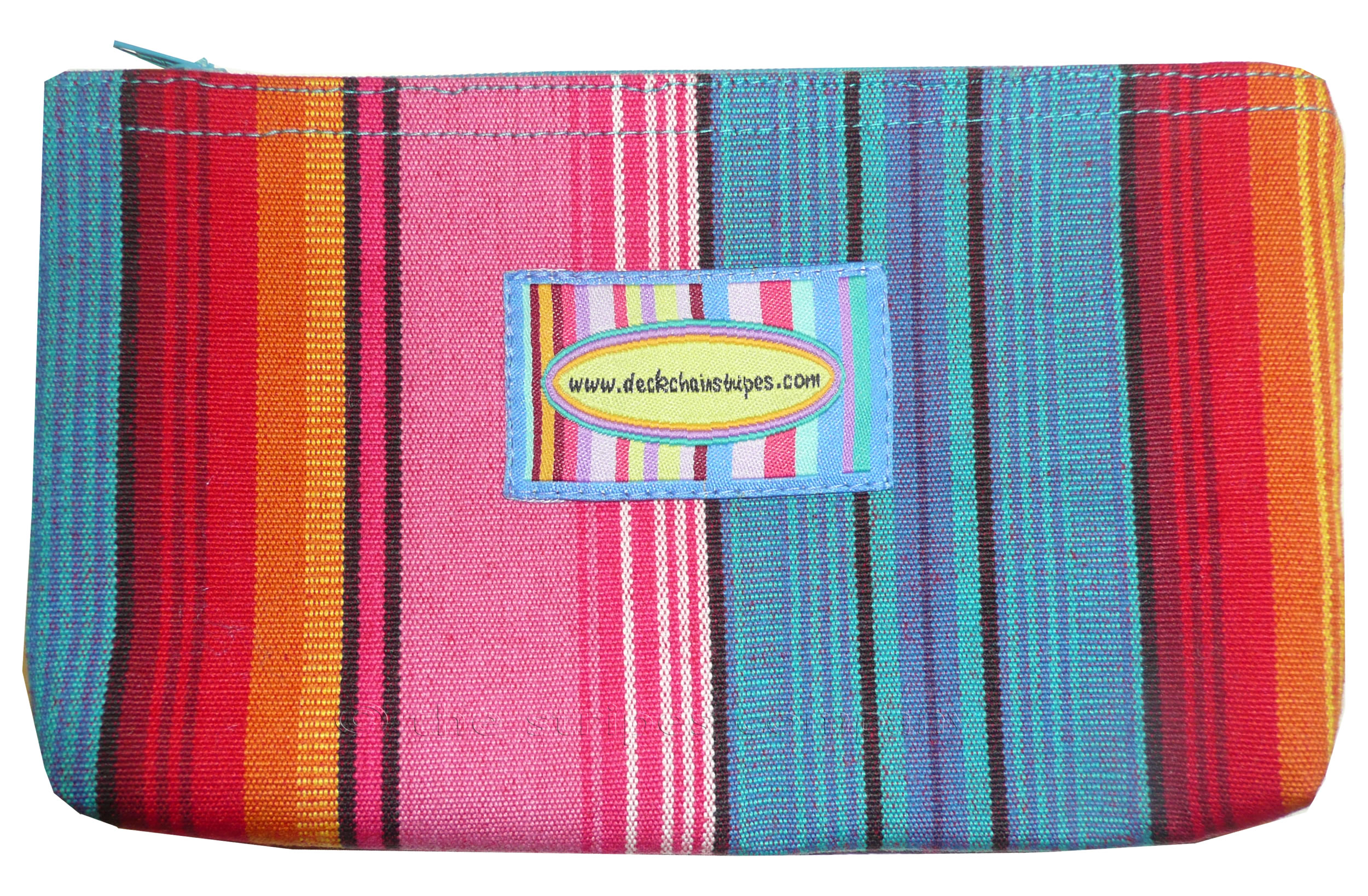 Pink Striped Purses | Cosmetic Bags Snorkelling Pink Stripe