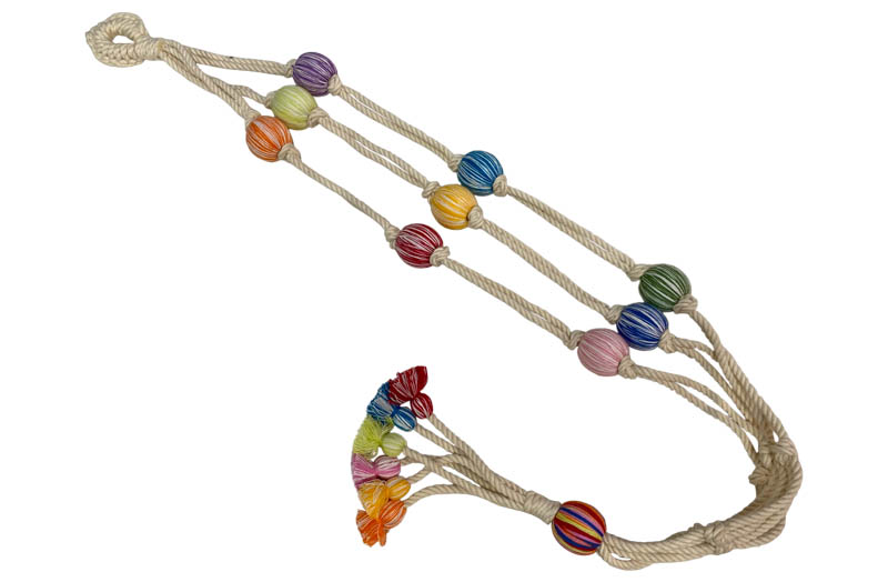 Stripy Pastel Macrame Plant Pot Holders