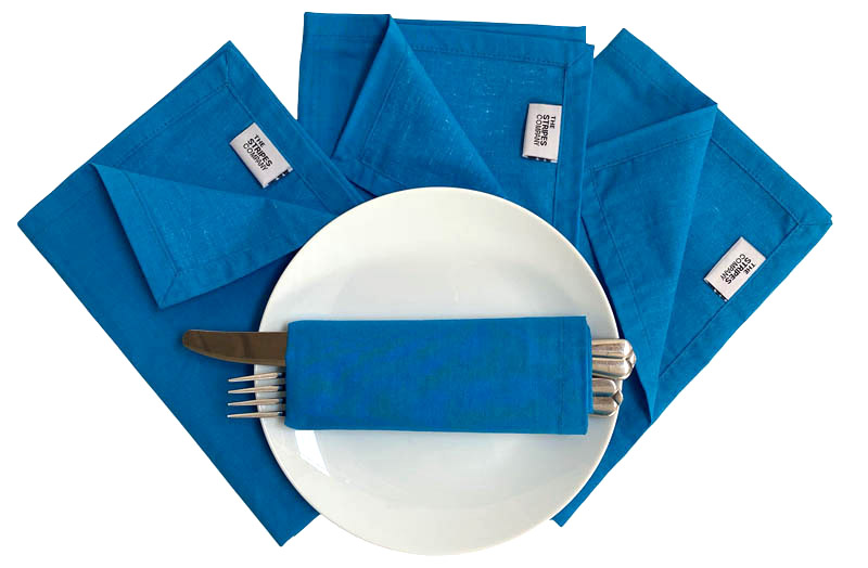 Turquoise Cotton Napkins