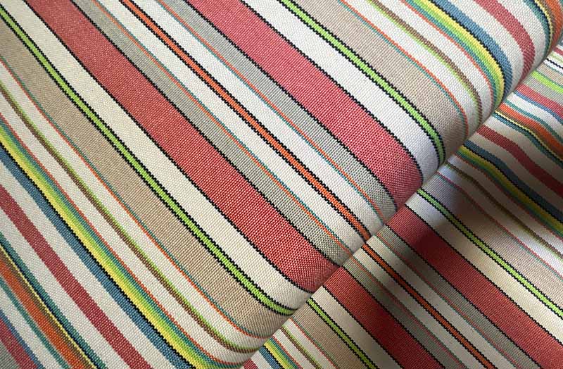 Coral Deckchair Canvas Vintage Archive Striped Fabrics | Vintage Deckchair Fabric Slamball Stripe
