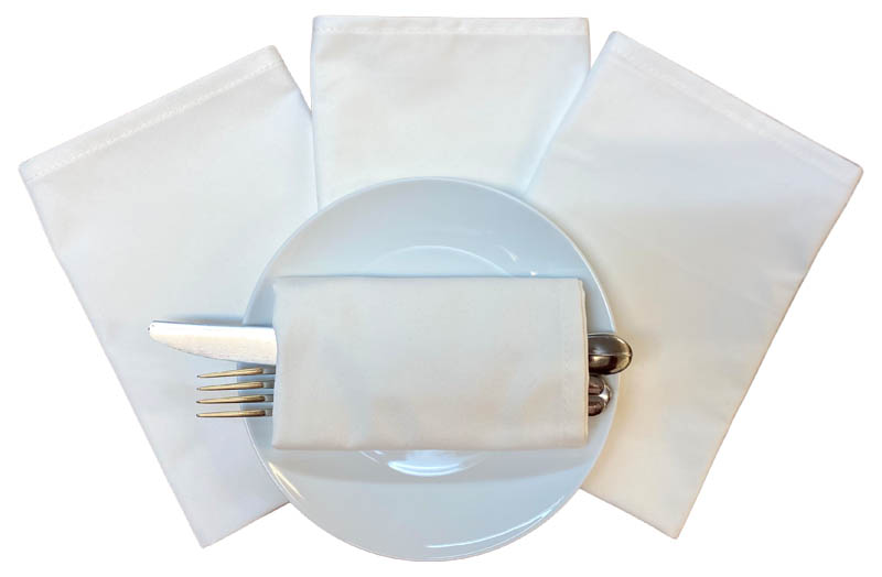 White Cotton Napkins set of 4